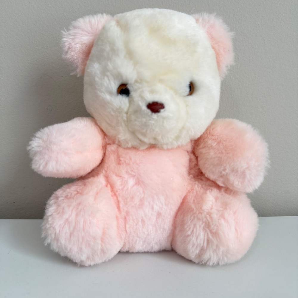Eden Toys Pastel Teddy Bear Vintage 1980s/1990s 7"